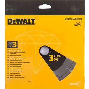 Диск алмазный DeWALT 180х22.2мм (DT 3762)