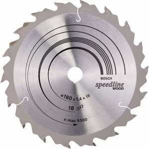 Диск пильный Bosch 160х16мм 18зубьев Speedline Wood (2.608.640.785)