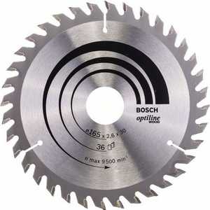 Диск пильный Bosch 165х30мм 36зубьев Optiline Wood (2.608.640.603)