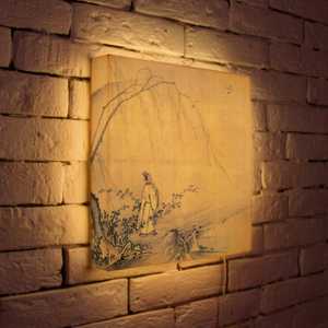 FotonioBox Лайтбокс Восточный рисунок 35x35-142