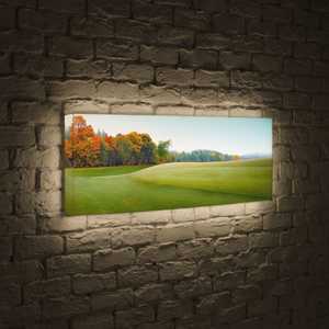 FotonioBox Лайтбокс панорамный "Осенняя опушка" 60x180-p024
