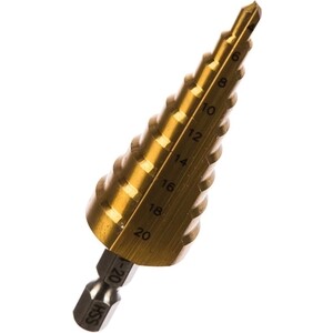 Сверло ступенчатое Makita 4.0х20мм 9 ступеней (D-40129)