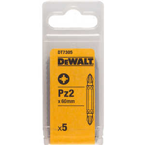Бит DeWALT PZ2\PZ2 х60мм 5шт Torsion (DT 7305)