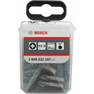 Бит Bosch PZ2 х25мм 25шт Extra-Hart (2.608.522.187)