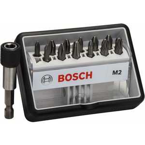 Набор бит Bosch х25мм PH/PZ 12шт + держатель Extra Hart Robust Line (2.607.002.564)