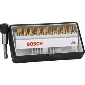 Набор бит Bosch х25мм PH/PZ/TX 18шт + держатель Max Grip Robust Line (2.607.002.581)