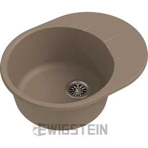 Кухонная мойка Ewigstein Rund 45F 580x450 темно-бежевый