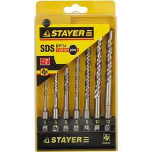 Набор буров SDS-Plus Stayer 5-12мм 7шт (2930-H7)