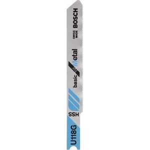 Пилки для лобзика Bosch 70мм 3шт U118G Basic for Metal (2.608.631.770)