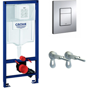 Инсталляция Grohe Rapid SL для унитаза с креплением и клавишей (38772001)