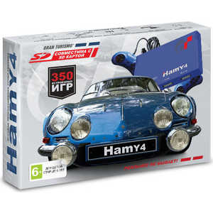 Игровая приставка Sega Sega - Dendy Hamy 4 350-in-1 Gran Turismo Blue