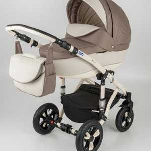 Коляска модульная 2 в 1 BEBE-MOBILE "Toscana Ecco" эко-кожа 784S