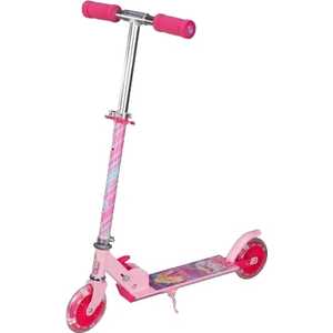 Самокат Navigator "Barbie" PVC со светом (розовый) Т56922