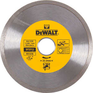Диск алмазный DeWALT 125х22.2мм (DT 3713)