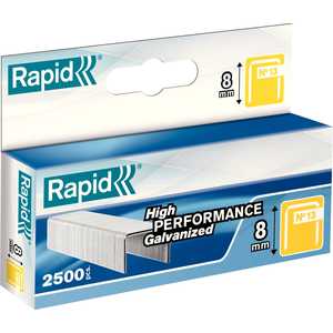 Скобы для степлера Rapid 8мм тип 13 2500шт (11835625)