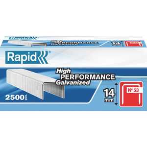 Скобы для степлера Rapid 14мм тип 53 2500шт красные Workline (11860425)