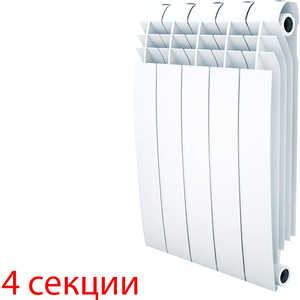 Радиатор отопления ROYAL Thermo биметаллический BiLiner Inox 500/4 секций
