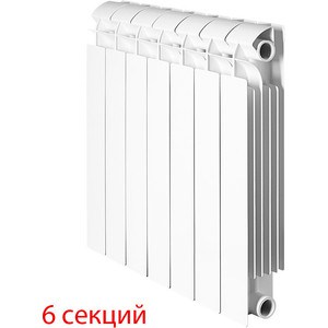 Радиатор отопления Global биметаллические STYLE PLUS 500 (6 секций)
