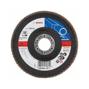 Круг лепестковый торцевой Bosch 125х22.2мм K40 Expert for Metal (2.608.606.716)