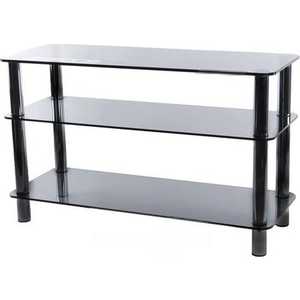 Тумба MetalDesign MD 507 plasma каркас черный/стекло дымчатое