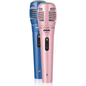 Микрофон BBK CM215 blue/pink