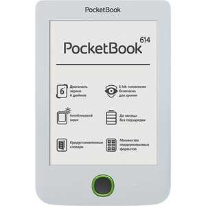 Электронная книга PocketBook 614 White (PB614-D-RU)