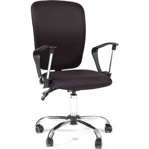 Офисное кресло Chairman 9801 хром, ткань черная