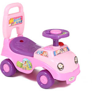 Каталка Leader Kids 3341 pink+purple (розовый+фиолет.)