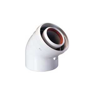 Отвод BAXI коаксиальный 45 градусов HT (KHG 714059817)