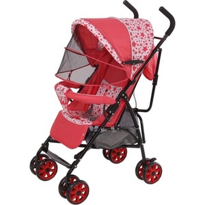 Коляска трость BamBola Зайчики коралловый ST313