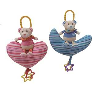 Развивающая игрушка I-Baby Мишка на сердечке B-13111
