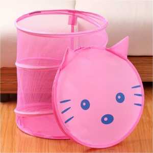 Корзина для игрушек Li Hsen Котенок розовый 818L