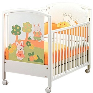 Кровать Mibb Poppi Coniglietti Bianco LI642CBO