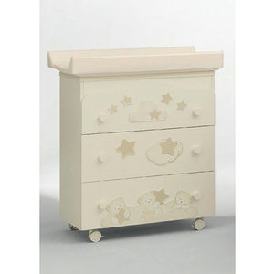 Пеленальный комод Mibb Fantasia Ivory/Gold слоновая кость BG101RBAO