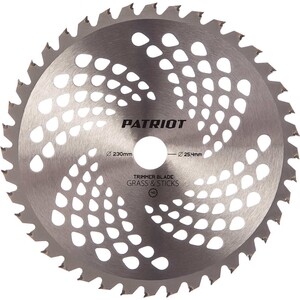 Диск для кустореза PATRIOT 230х25.4х1.3мм 40 зубьев TBS-40 (809115225)