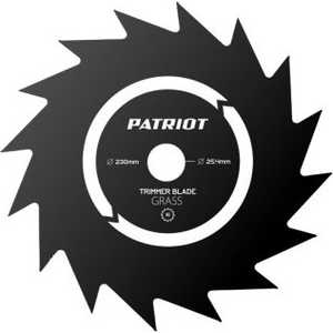 Диск для кустореза PATRIOT 230х25.4х1.6мм 16 зубьев TBS-16 (809115215)