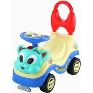 Каталка TOYSMAX Белочка голубая 3311-2