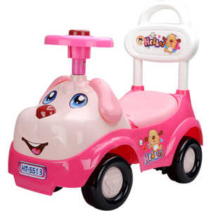 Каталка TOYSMAX Собачка розовая 5513