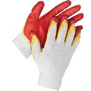 Перчатки Stayer MaxSafe двойная обливная ладонь из латекса х/б 13 класс Master L-XL 10 пар (11409-H10)