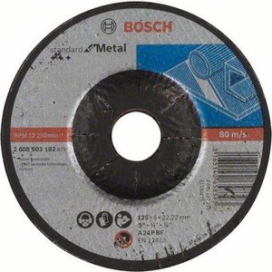 Диск зачистной Bosch 125х22.2х6.0мм Standard for Metal (2.608.603.182)