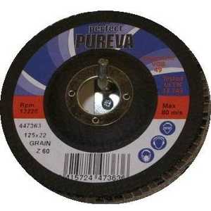 Круг лепестковый торцевой PUREVA 125х22.2мм К80 (497383)
