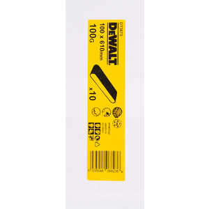 Лента шлифовальная DeWALT 610х100мм 100G 10шт (DT 3673)