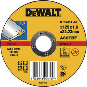 Диск отрезной DeWALT 125х22.2х1.6мм (DT 42341)
