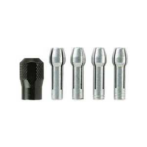 Набор цанг Dremel 0.8-3.2мм 4шт и цанговый зажим (2615448532)