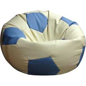 Кресло Magic-puff Мяч beige/blue