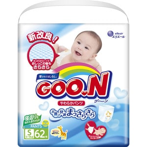 Трусики - подгузники Goon 5-9 кг (62шт) S (4902011751369) 753710