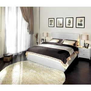 Кровать Аскона Greta с подъёмным механизмом 140х200 к/з White