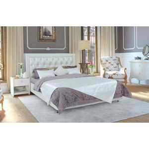 Кровать Аскона Simona 140х200 к/з White (Без основания)