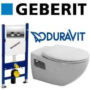 Комплект Geberit инсталляции SET с клавишей хром и унитаза с сиденьем Duraplus (458.161.21.1+2547090000+0064190096)