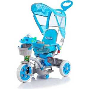 Велосипед Baby Care Family голубой/синий 95531 В